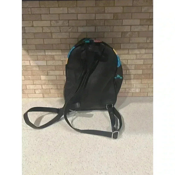 Demon Slayer: Kimetsu No Yaiba Nezuko Tanjiro Zenitsu Patchwork Mini Backpack TM - Picture 4 of 8